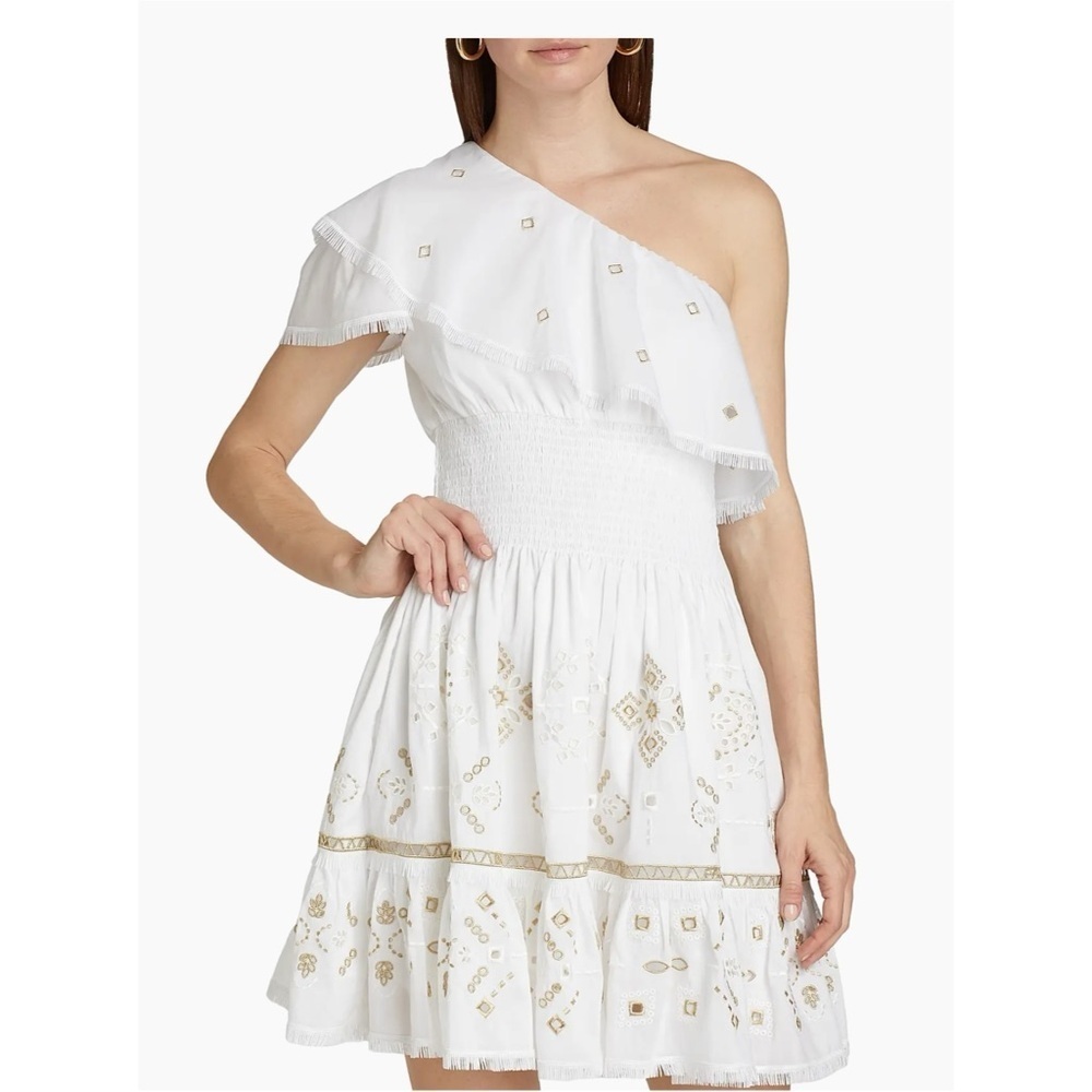 Kobi Halperin
Brooklyn Embroidered One-Shoulder Minidress size medium